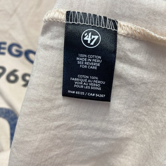 JEFFERSON '47 Letter MLB San Diego Padres 1969 Tank Top Women Medium Blush New - Picture 7 of 13